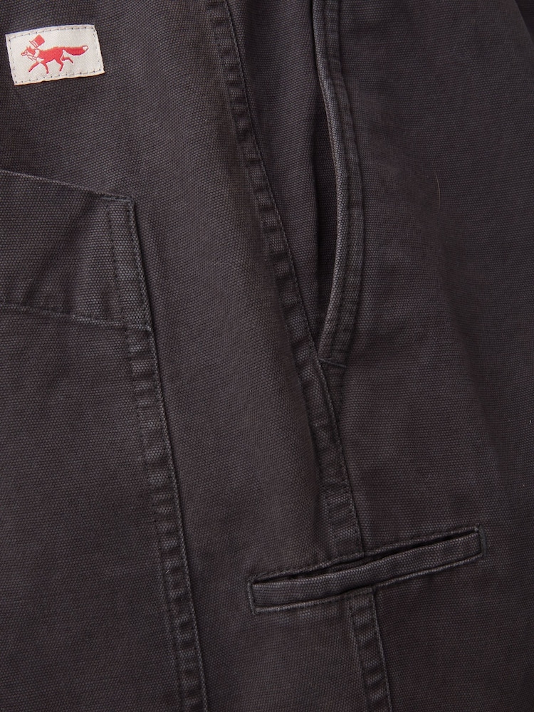 Aubin Caistor Utility Black Cotton Canvas Trousers - Image 10 of 10