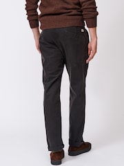 Aubin Caistor Utility Black Cotton Canvas Trousers - Image 2 of 10
