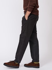 Aubin Caistor Utility Black Cotton Canvas Trousers - Image 4 of 10