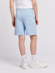 U.S. Polo Assn. Blue Boys 100% Cotton Double Horsemen Sweat Shorts - Image 4 of 7