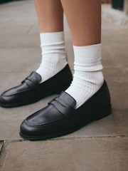 črna - Forever Comfort® Slim usnjeni mokasini - Slika 4 iz 10