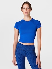 Sweaty Betty Athlete Workout Nahtloses Crop-T-Shirt - Bild 2 von 6