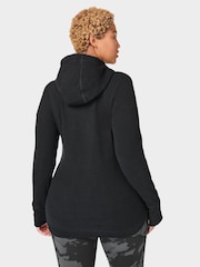 Sweaty Betty Black Escape Luxe Fleece Hoodie - Image 2 of 7