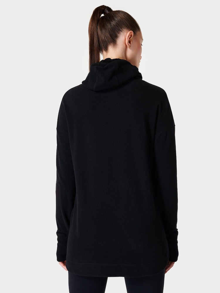 Sweaty Betty Black Escape Luxe Fleece Hoodie - Image 2 of 7