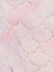 Lipsy Pink/ Purple/ Blue Soft Touch Fleece Dressing Gown (3-16yrs) - Image 5 of 5