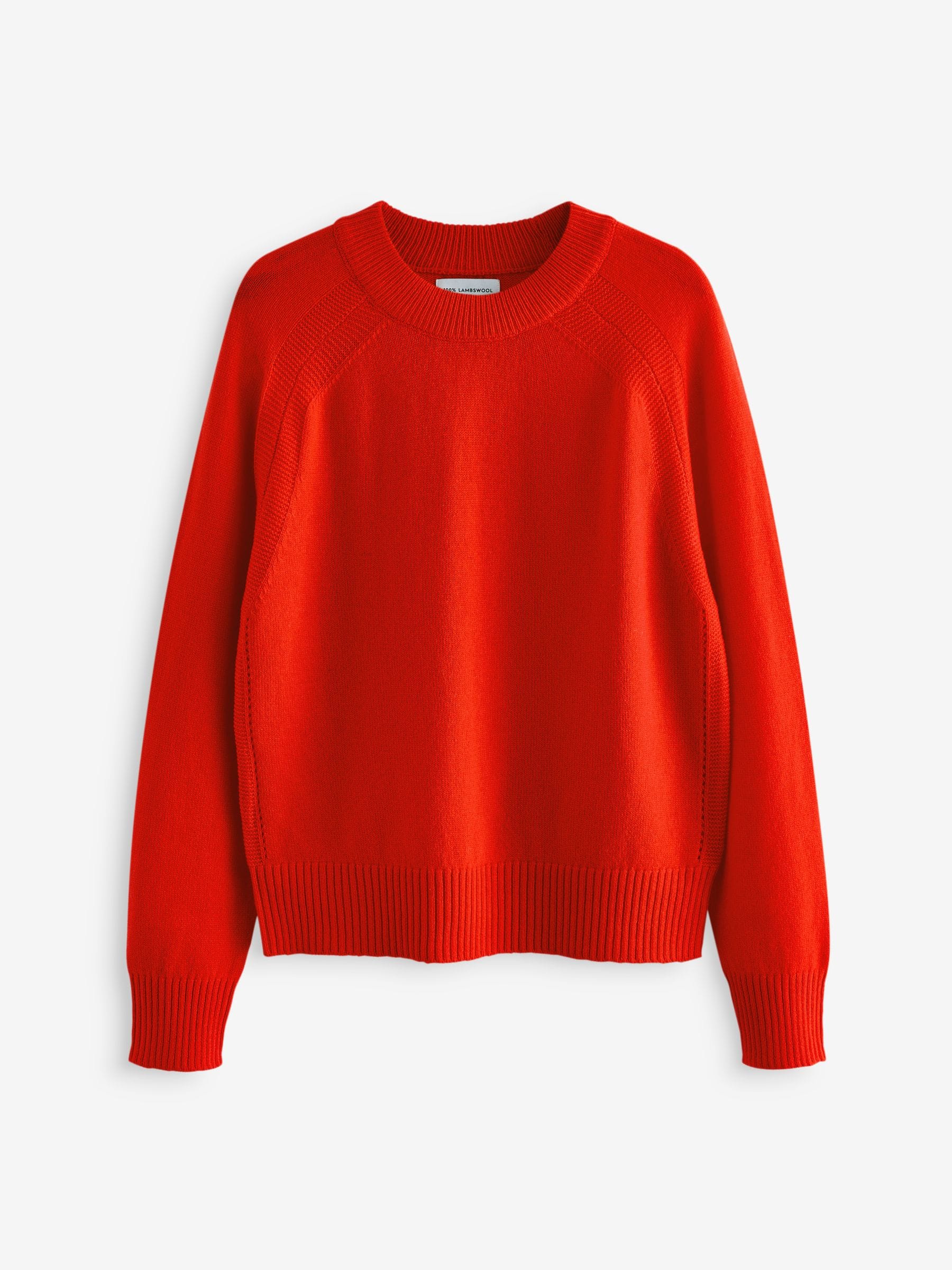 Neutral Camel - Premium 100% Lambswool Crew Neck Jumper