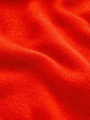 Orange Premium 100% Lambswool Crew Neck Jumper - Image 7 of 7