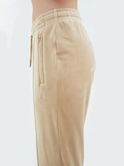 Juicy Couture Cream Velour Track Joggers - Image 5 of 5