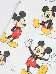 Brand Threads Natural 100% Cotton Disney Mickey Mouse Boys T-Shirt and Shorts Set - Image 4 of 5