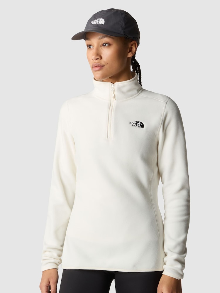 Wit - The North Face Womens 1/4 Zip Glacier Fleece - Image 3 of 6