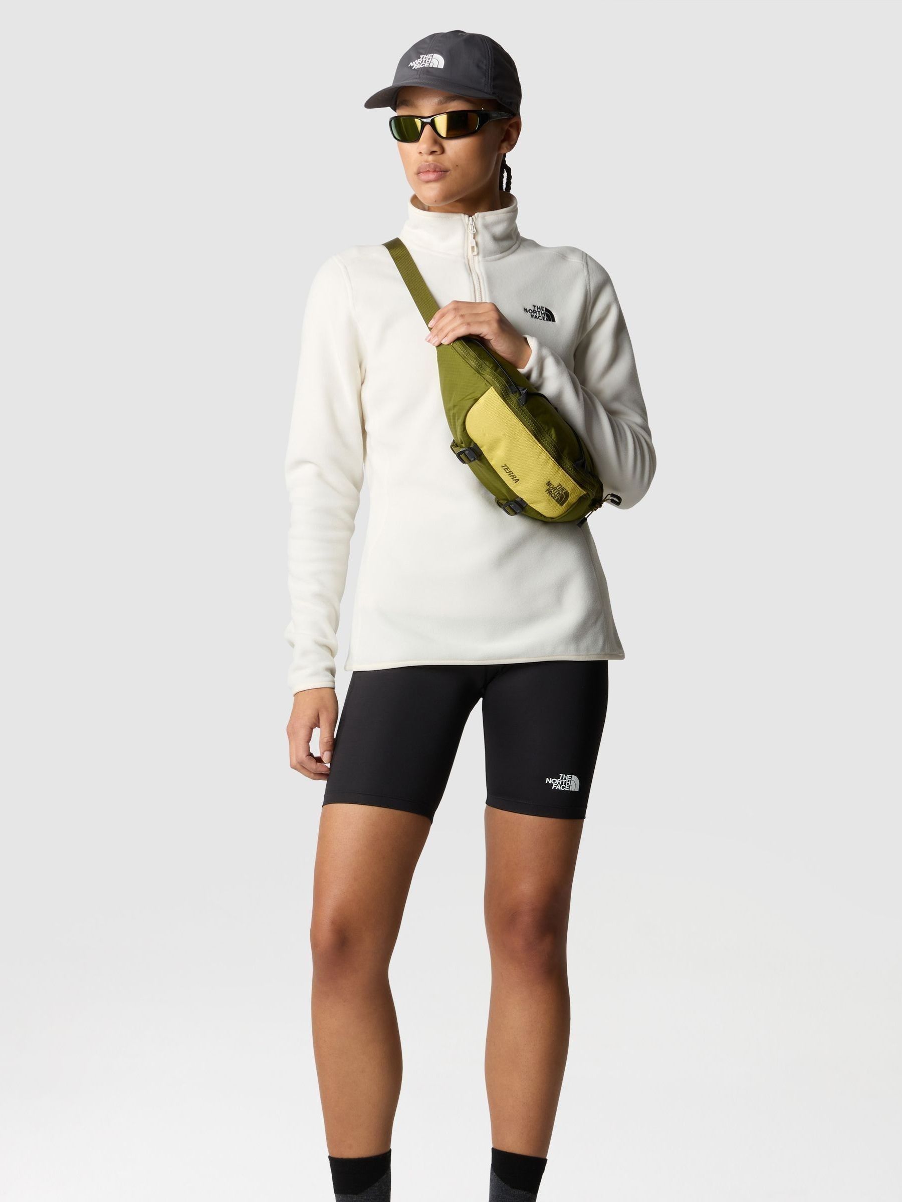 Buy The North Face White Womens 1/4 Zip Glacier Fleece from