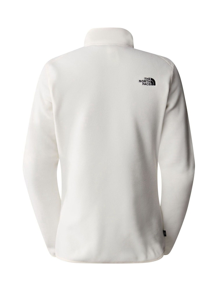 The North Face White Womens 1/4 Zip Glacier Fleece - Image 6 of 6