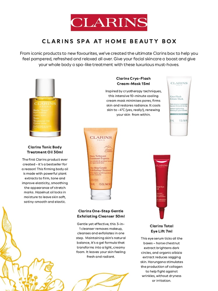 Clarins Spa at Home Beauty Box (worth £131) - Image 2 of 3