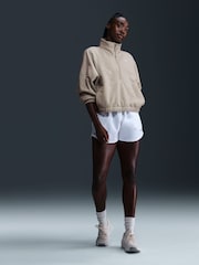 Nike Taupe One Therma-FIT Cosy Half Zip Fleece - Image 2 of 6