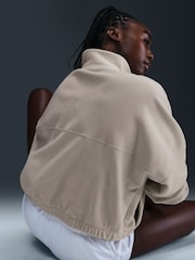 Nike Taupe One Therma-FIT Cosy Half Zip Fleece - Image 5 of 6
