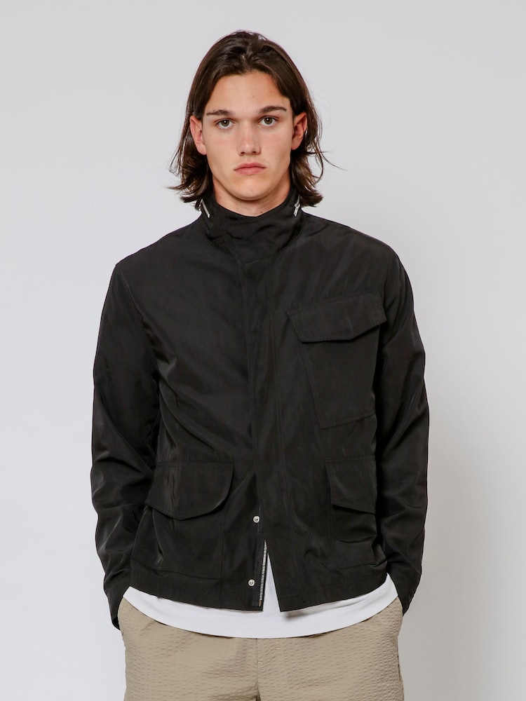 Religion Black Utility Jacket - Image 1 of 4