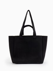 AllSaints Izzy East West Black Tote Bag - Image 2 of 5