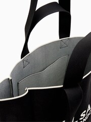 AllSaints Izzy East West Black Tote Bag - Image 4 of 5