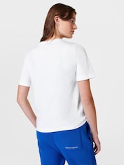 Sweaty Betty White Essential Crew Neck T-Shirt - Image 3 of 6