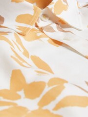 Ted Baker Yellow Verzee Abstract Floral Shirt - Image 6 of 6