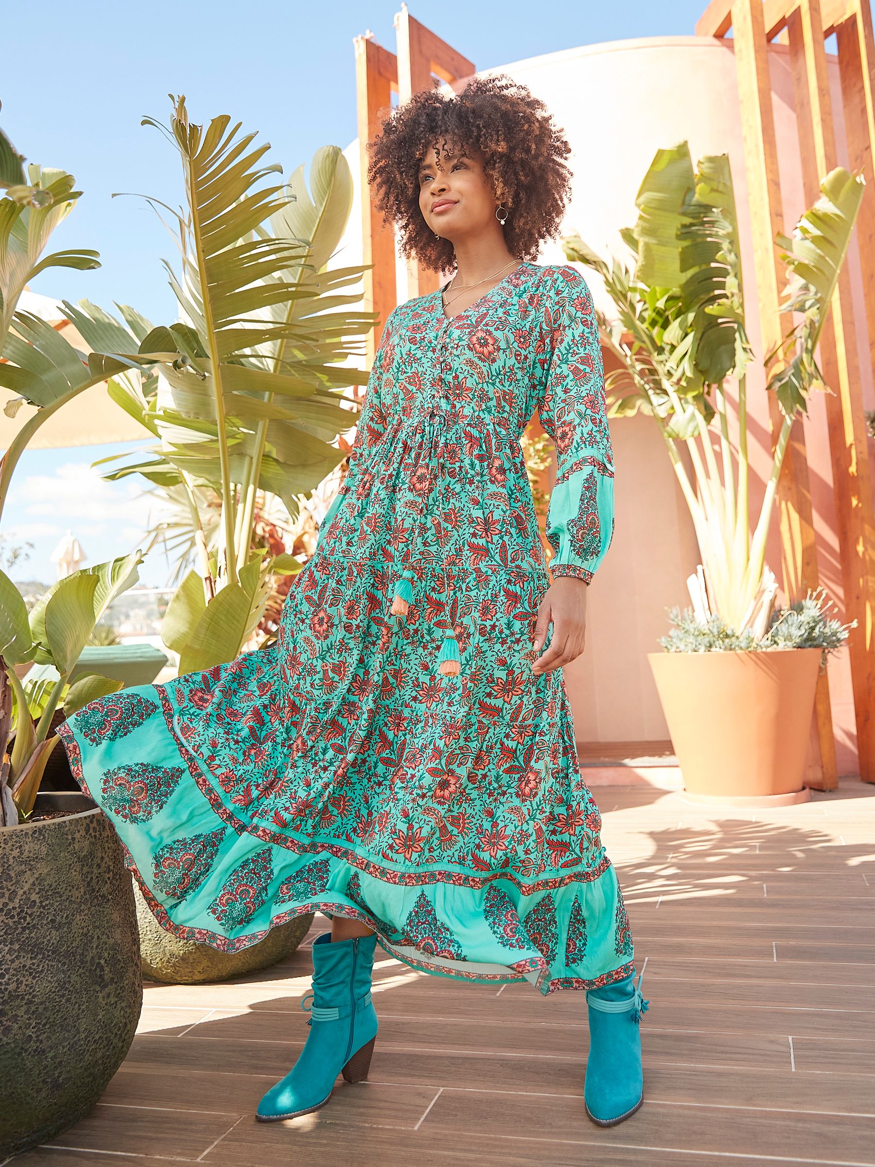 Superdry boho maxi dress cheap