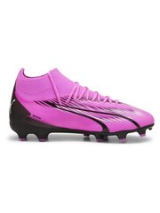 Puma Pink Unisex Kids Ultra Pro Fg/Ag Football Boots - Image 1 of 8