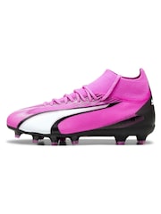 Puma Pink Unisex Kids Ultra Pro Fg/Ag Football Boots - Image 2 of 8