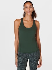 Trek-Grün - Sweaty Betty BH-Tanktop aus superweichem Material mit Racerback - Bild 1 von 8