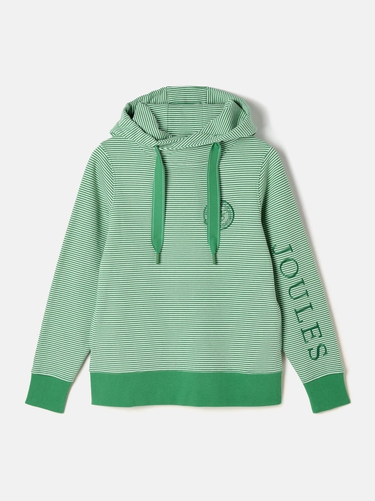 Green Stripe Cotton - Joules Rushton Hoch geschlossenes Kapuzensweatshirt - Bild 8 von 8 Green Stripe Cotton - Joules Rushton Hoch geschlossenes Kapuzensweatshirt - Bild 8 von 8