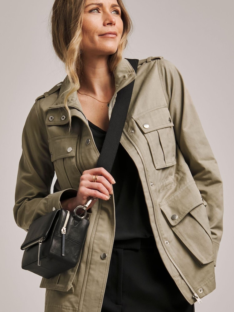 JD Williams Green Anthology Tencel Utility Jacket - Image 1 of 4