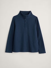 Seasalt Cornwall Blue Navy Last Boat Sweatshirt - Image 4 of 5
