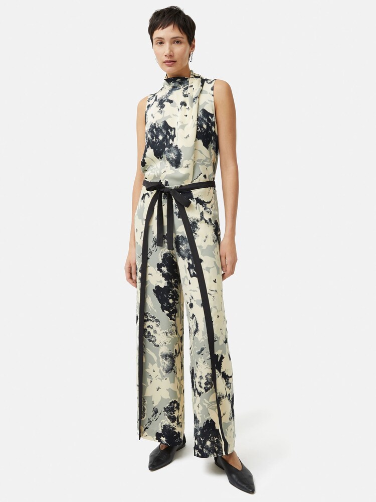 Jigsaw Floral Echo Sleeveless Top - Image 2 of 7 Jigsaw Floral Echo Sleeveless Top - Image 2 of 7