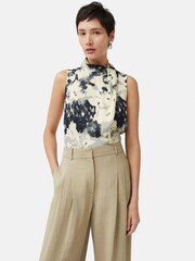 Jigsaw Floral Echo Sleeveless Top - Image 3 of 7