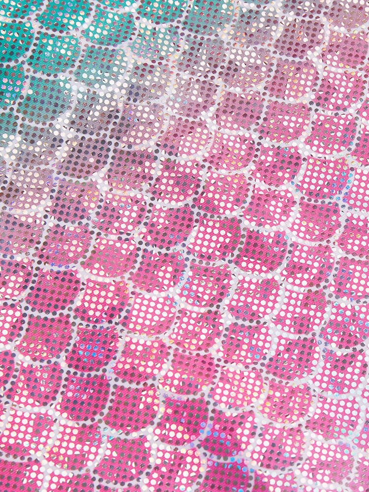 Angels By Accessorize Pink Girls Mermaid Swimsuit - Image 4 of 4