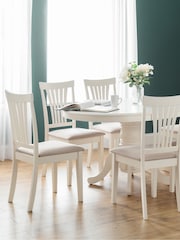 Julian Bowen Ivory Stanmore Chairs Set Of 2 - Image 1 of 4
