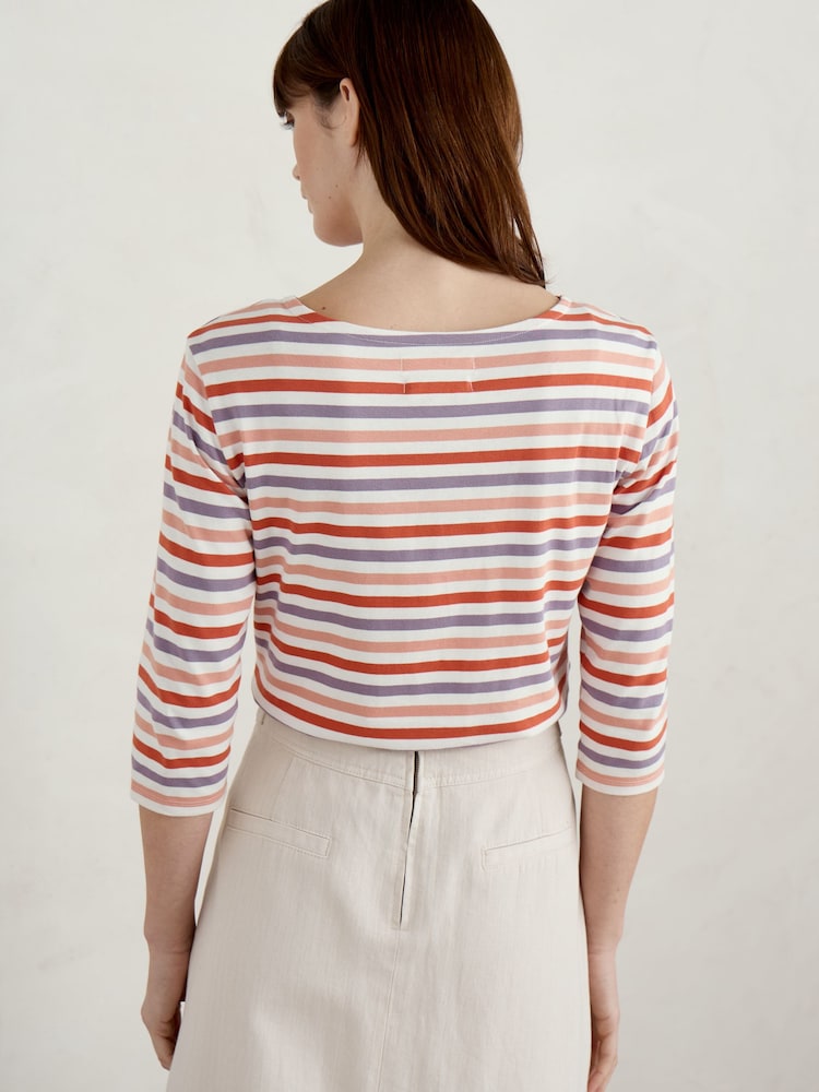 Seasalt Cornwall Multi Sailor Top - Image 2 of 5
