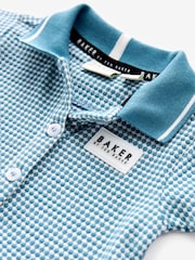 Baker by Ted Baker 100% Cotton Polo Romper - Image 3 of 5