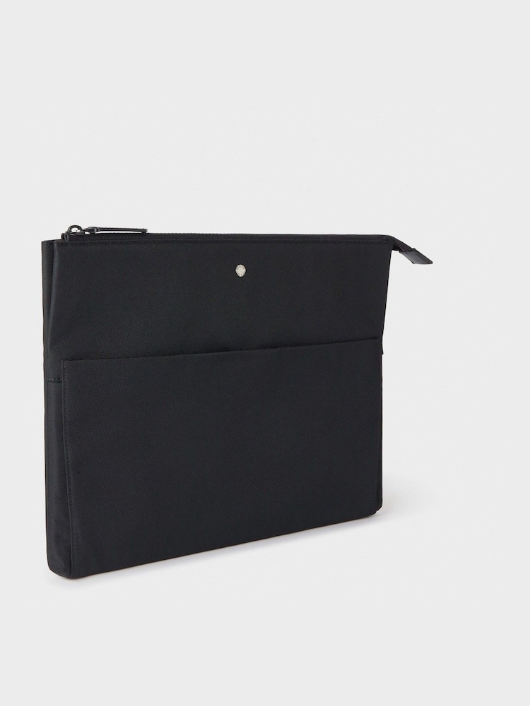 OSPREY LONDON The Business Class Nylon Tech Sleeve Black Wallet - Image 2 of 5