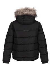 Regatta Black Parkes Faux Fur Lined Hood Jacket - Image 5 of 7