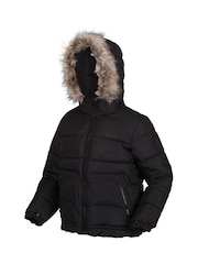 Regatta Black Parkes Faux Fur Lined Hood Jacket - Image 6 of 7
