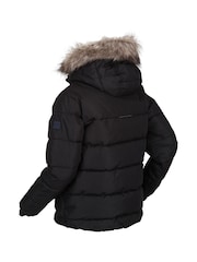 Regatta Black Parkes Faux Fur Lined Hood Jacket - Image 7 of 7