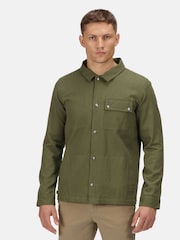 Regatta Green 100% Cotton Jayden Cargo Shacket - Image 1 of 7