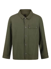 Regatta Green 100% Cotton Jayden Cargo Shacket - Image 4 of 7