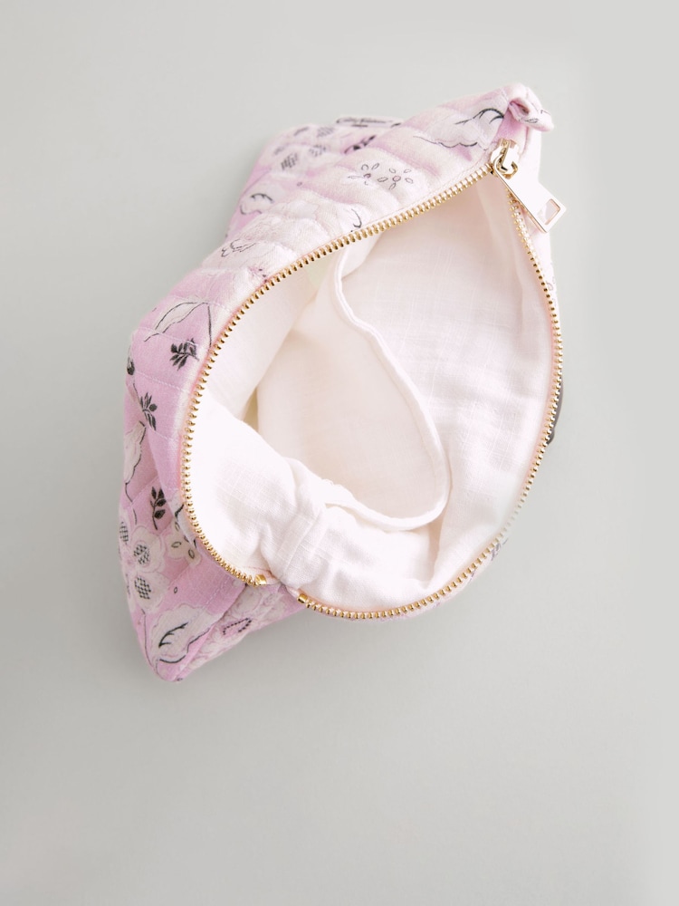 Cath Kidston Pink Floral 100% Cotton Purse - Image 6 of 6