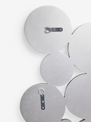 Silver Circles Cluster Wall Mirror - Image 6 of 6