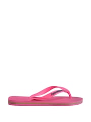 Havaianas Brasil Logo Neon Sandals - Image 3 of 8