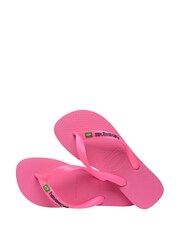 Havaianas Brasil Logo Neon Sandals - Image 5 of 8