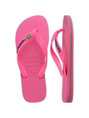 Havaianas Brasil Logo Neon Sandals - Image 6 of 8