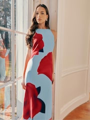 Ro&Zo Blue Petite Camilla Racer Dress - Image 3 of 7