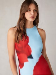 Ro&Zo Blue Petite Camilla Racer Dress - Image 5 of 7